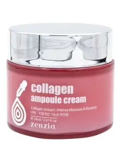 Крем для лица с коллагеном ZENZIA COLLAGEN AMPOULE CREAM