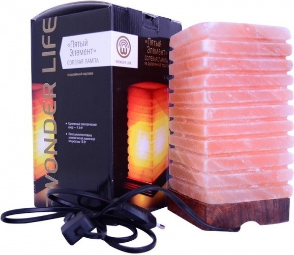 Лампа солевая Wonder Life "ПЯТЫЙ ЭЛЕМЕНТ" (куб)