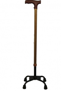 Трость с четырьмя ножками ТР4 (с малым основанием)