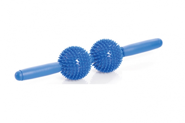 Мячи игольчатые с ручкой, 2 больших мяча Тривес М-402