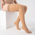 Чулки компрессионные с закрытым носком, класс компрессии 1, ТК.931 (Размер: №3+ Цвет: Бежевый)