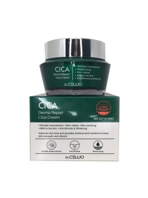 Крем для лица Dr.CELLIO DERMA REPAIR CICA успокаивающий, 50 мл