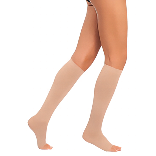Гольфы компрессионные с открытым носком, класс компрессии 1 ТК.910