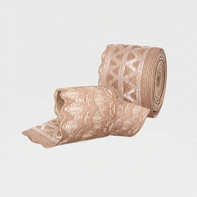 Чулки компрессионные с ажурной резинкой на широкое бедро (закрытый носок) 2 класс Idealista ID-301W