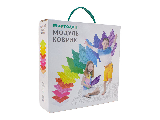 Коврик модульный ОРТОДОН "Бабл" мягкий 8 пазлов
