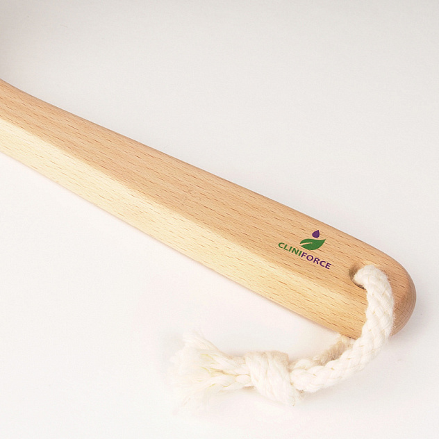 Щетка для сухого массажа CF 0202 с ручкой (средняя жесткость)