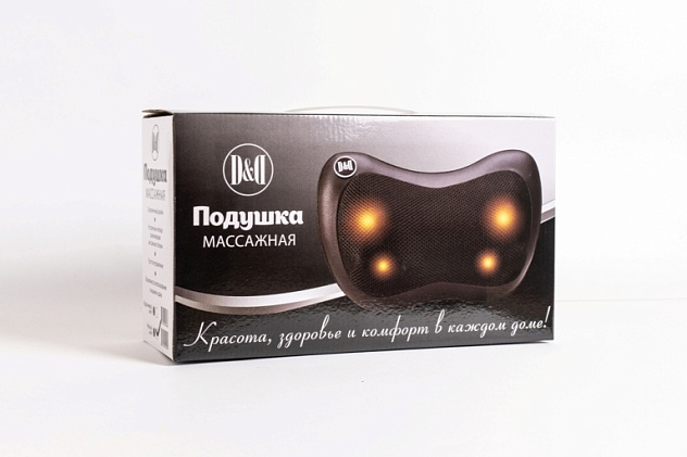 Роликовая массажная подушка "D&D" UM-02
