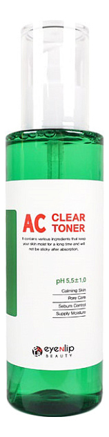 Тонер для проблемной кожи AC CLEAR TONER 150ml